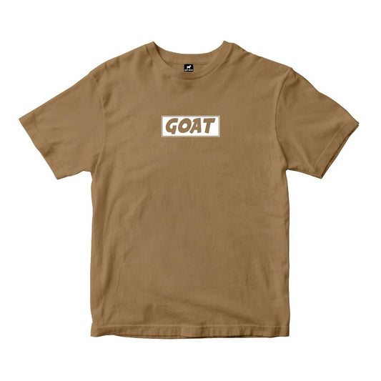 GOAT Box Logo Shirt (Beige)