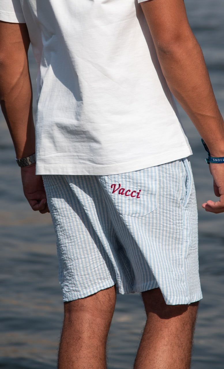 Vacci Blue striped Shorts