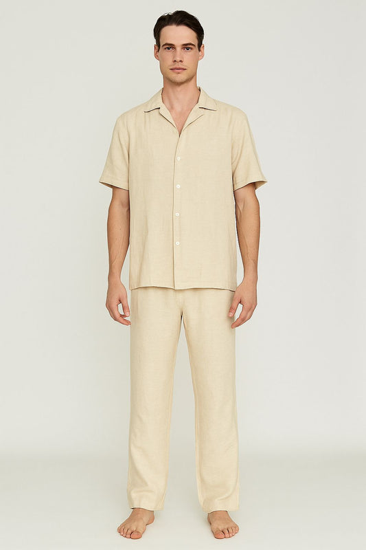 Beige Linen set
