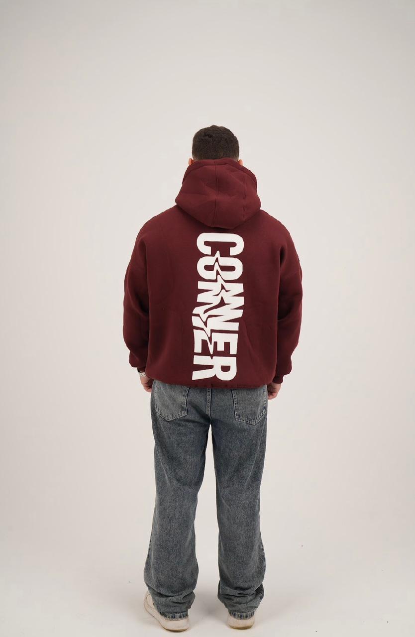 Burgundy Basic Hoodie